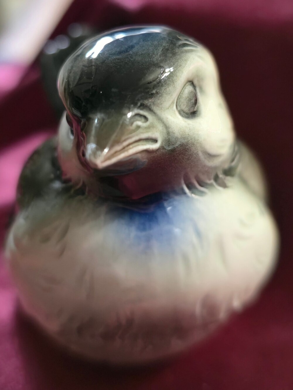 Goebel Blue Throat Sparrow Figurine